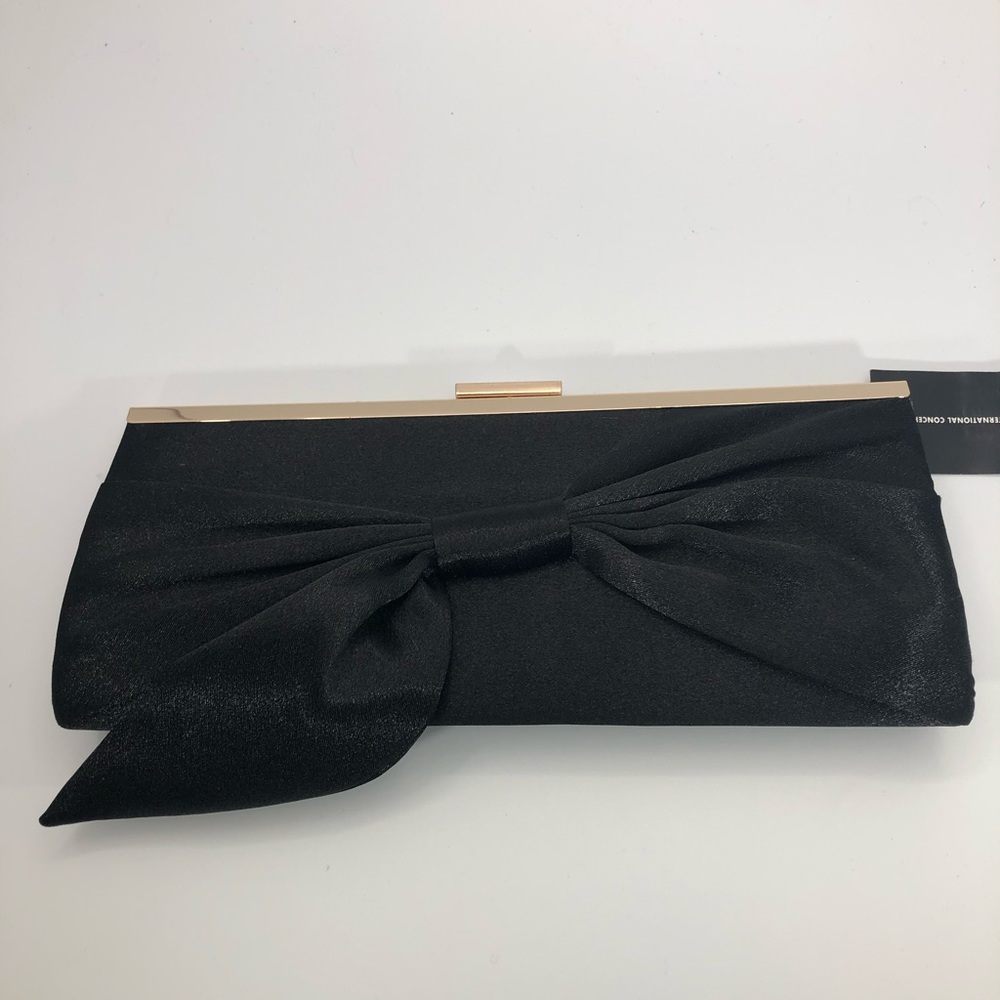 INC Caryolyn Bow Clutch - Black